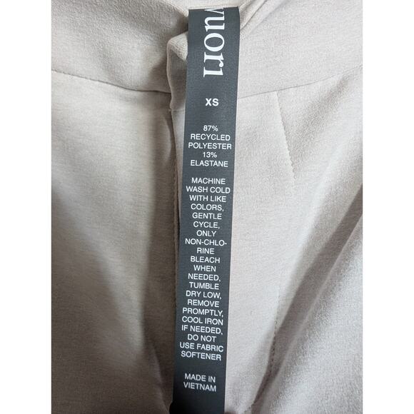 Vuori Elevation Trouser Pants Women XS Beige Ecru Heather Performance VW4089 NWT - Picture 3 of 4